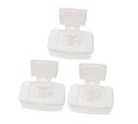 Healifty Dispensador de Toallitas Húmedas para Bebés Botón 3 Piezas Cubierta Sellada Práctica para Hogar y Uso Portátil Caja de Pañuelos Domésticos
