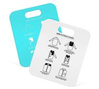 Healifty Doblador Camisetas para Adultos Tabla para Doblar Ropa de Material PP, Herramienta Práctica para Doblar Camisas Hogar y Organización de Armarios, Pack de 2 Unidades
