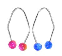 Healifty Ejercitador de Hoyuelos para Esculpir y Levantar Músculos Faciales 2 Piezas para Mejillas de Acero Inoxidable Piedra Cuidado Equilibrado y Sonrisa Natural Color Aleatorio