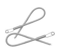 Healifty Enhebradores de Agujas Metálicos Plegables 2 Piezas para Bricolaje, Herramienta para Enhebrar Cordones y Bandas Elásticas, Accesorio Manual para Costura y Tejido, Uso Doméstico