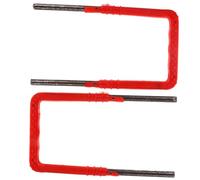 Healifty Escalera para Pozo De Agua De Plástico y Acero Al Carbono 12x150x250 Cm Resistente Anticorrosión Soporte para Torre y Servicios Múltiples Kit 2 Piezas para Pozos, Piscinas y Alcantarillas