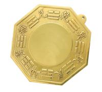 Healifty Espejo Bagua Cóncavo de Latón Estilo Chino para Hogar y Tienda