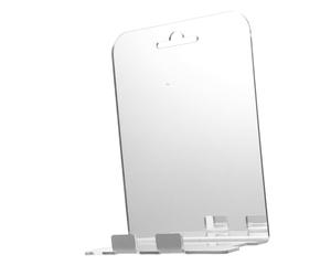 Healifty Espejo de Ducha Antivaho con Estante Multifuncional y Ganchos de Acero Inoxidable Espejo de y Maquillaje Resistente para Pared Montaje Seguro y Ahorro de Espacio Baño