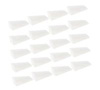 Healifty Estampador de Esponja para Manicura 20 Piezas, Material Esponja Blanco, Fácil Almacenamiento y Resistente a Deformaciones, Adecuado para Salones y Uso en Casa