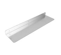 Healifty Estante Flotante de Pared Resistente y Fácil de Limpiar de Acero Inoxidable Plata Adecuado para Almacenamiento en Cocina y Baño Hogar Moderno
