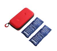 HEALIFTY Estuche de enfriamiento de la medicación de viaje del organizador del bolso del enfriador de insulina portátil EVA (rojo)