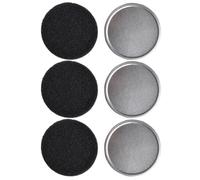 Healifty Estuche Limpiador de Brochas de Maquillaje 3 Unidades Esponja Descolorante para Eliminar Polvo y Sombras Caja Compacta Reutilizable para Limpieza Rápida de Brochas Cosméticas