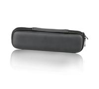 Healifty Estuche Protector Negro Doble Cremallera para Bolígrafos y Lápices, Bolsa de Almacenamiento de Plástico Resistente para Escuela y Oficina