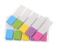 Healifty Etiquetas Adhesivas de Índice Pet Transparentes Fluorescentes, 6 Paquetes de Pestañas Autoadhesivas para Libros y Cuadernos, Separadores Coloridos para Oficina y Escuela