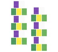 Healifty Etiquetas Adhesivas Rectangulares Autoadhesivas 30 Unidades Morado para Escribir y Codificar Etiquetas para Botellas y Organización Eventos y Oficina