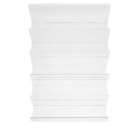 Healifty Expositor Organizador de Acrílico Transparente de 5 Niveles Soporte para Monederos y Gafas de Sol Estante Trapezoidal de 17 CM de Ancho Separación de 35 CM Adecuado para