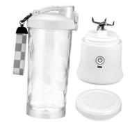 Healifty Extractor de Zumo Portátil Mini Batería Recargable Vaso Transparente y Diseño Compacto para Batidos y Jugos