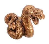 Healifty Figurilla Serpiente de Resina Estilo Chino Decoración Feng Shui para Año Estatua Riqueza para Hogar y Oficina Modelo Realista para Jardín y Escritorio