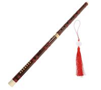 Healifty Flauta Transversal de Bambú C Tono Instrumento Musical Tradicional Chino para Principiantes y Adultos con Superficie Lisa y Diseño Artesanal