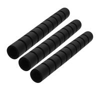 Healifty Funda de Esponja para Barra de Dominadas 3 Piezas Negro