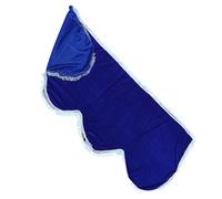 Healifty Funda Protectora de Terciopelo para Teclado de Piano Eléctrico, Cubierta Antipolvo Azul, Ajustable, Ligera y Plegable para Uso en Hogar y Escuela