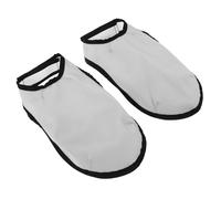 Healifty Fundas Protectoras para Zapatos de Salón Cubrezapatos Impermeables y Transpirables Protección contra Pelo Roto Talla Grande Gris para Peluqueros