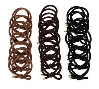 Healifty Gomas Pelo 21 Piezas Bandas Elásticas de Alta Elasticidad para Coletas Cintas Cabello Suaves Daño Accesorios para Peinados Adultos Color Aleatorio Color Aleatorio