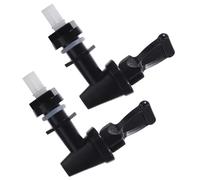 Healifty Grifos de Acero Inoxidable para Dispensador de Bebidas 13L 2 Piezas Válvula para Cubo de Té Leche Aislado Repuesto Grifo para Jarra de Jugo y Agua Fría en Cafeterías y Tiendas