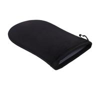 Healifty Guantes de Franela Negra para Aplicación Uniforme de Loción Corporal Esponja Blanda que Reduce el Desperdicio y Mejora la Absorción