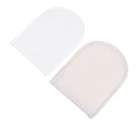 Healifty Guantes Exfoliantes y Uso Duradero para Baño y Masaje Corporal de Lufa Esponja Natural Color Marfil, Doble Cara para Limpieza Profunda Pack de 2 Unidades para Mujer y Niños