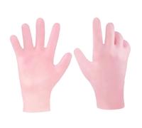 Healifty Guantes Hidratantes Exfoliantes para Manos Secas y Piel Áspera, Material Sebs y Función Blanqueadora, Ideales para Cuidado Nocturno Piel