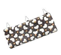 Healifty Hamaca para Mascotas Cálida y Transpirable de Algodón para Chinchillas y Hámsters, Cama de Cuatro Estaciones para Dormir Cómoda y Agradable