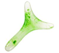 Healifty Herramienta De Masaje De Raspado Guasha Y Forma De Tablero De Guasha De Resina Para Herramientas De Masaje De Spa Punto De Activación Verde