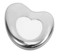 Healifty Herramienta Gua Sha Facial de Acero Inoxidable Tabla Raspadora en Forma de Corazón Plateada Masajeador para Rostro Cuello y Hombros Cuidado Piel y Relajación Muscular