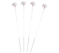 Healifty Herramientas para Limpiar Oídos Color Aleatorio Kit de 4 Piezas de Metal y Pluma White Función de Descompresión en Espiral para Eliminar Cerumen Eficazmente