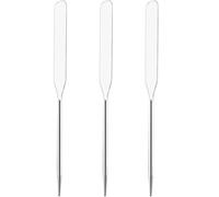 Healifty Herramientas para Mezclar Maquillaje y Cremas Cosméticas, 3 Piezas de Acero Inoxidable, Espátulas para Uso en Salones y Aplicaciones Personales