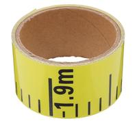 Healifty Indicador Agua Medidor Agua Piscina Pegatina Autoadhesiva PVC Amarillo Regla de Nivel de Agua para Renovación y Ingeniería de Agua