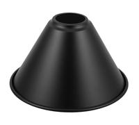Healifty Industrial Iron Cone Pendant Light Shade Heat Dissipating Metal Lampshade Compatible With Ceiling Fixtures For Restaurants Bars Cafes