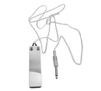 Healifty Interruptor de Pedal para Máquina de Tatuar de Acero Inoxidable Pedal Cuadrado Plateado Compacto Interruptor Táctil Accesorio Compatible para Fuente de Alimentación y Estación