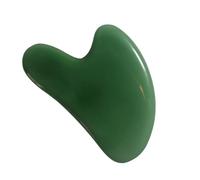 Healifty Jade Scraping Board de Forma Corazón Herramienta de Masaje Facial y Corporal Natural para Lifting y Relajación Bordes Suaves sin Daños para Cuello Cervical y Spa