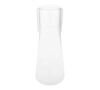 Healifty Jarra de Agua de Vidrio Transparente 750 Ml con Soporte para Bebidas Frío y Jugo Recipiente para Agua Potable Adecuado para Uso Doméstico y Oficina