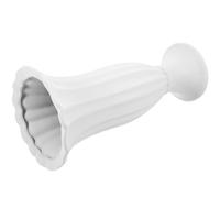 Healifty Jarrón Conmemorativo para Tumbas de Cerámica Gris Grande Resistente y Estable Adecuado para Flores Secas Seda en Cementerio y Decoración Exterior