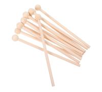 Healifty Juego de 12 Mazos de Percusión de Madera para Xilófono y Campanas de Vaca, Mejora el Sentido del Ritmo y Produce un Gran Sonido, Adecuado para Escuela y Fiestas
