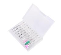 Healifty Juego de Brocas para Uñas de Acero de Tungsteno Cabezal para Pulir y Limpiar Cutículas 1 Juego para Manicura y Pedicura Profesional en Salones y Uso Doméstico