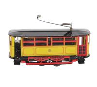 Healifty Juguete de Cuerda Modelo de Carro de Metal Amarillo Juguete Antiguo de Relojería sin Batería Decoración Retro para Colección y Accesorios para Fotos Tamaño Pequeño para