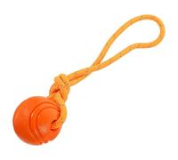 Healifty Juguete para Perros Resistente Goma Naranja, Pelota Interactiva para Cachorros Que Mejora la Inteligencia y Es Adecuado para Masticar y Jugar