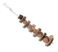 Healifty Juguete Pequeño para Morder de Madera para Hámster y Conejillo de Indias Formas Únicas, Resistente para Mejorar la Salud Dental Juego