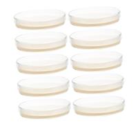 Healifty Kit de 10 Placas de Petri con Agar Nutritivo Prevertido 9 Cm, Medio de Cultivo Microbiano para Laboratorio Escolar y Proyectos Científicos Stem