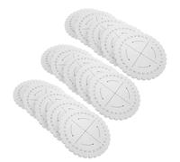 Healifty Kit de 15 Discos Redondos Kumihimo de 15x15 Cm 32 Ranuras para Tejer Pulseras Diy, Herramienta para Manualidades de Cuerda y Macramé, Suministros para Hacer Pulseras de Hilo