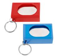 Healifty Kit de 2 Clickers de Entrenamiento para Perros y Mascotas, Clicker Ligero y Compacto en Colores Rojo y Azul, Herramienta Eficaz para Adiestramiento de Cachorros y Corrección