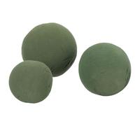 Healifty Kit de 3 Esferas de Espuma Absorbente para Arreglos Barro de Flores para Bodas Bolas Decorativas en Tamaños 9 CM 12 CM y 15 CM Accesorio Adecuado para Decoración y