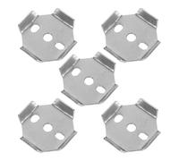 Healifty Kit de Accesorios para Baño de 5 Piezas en Acero Inoxidable, Soporte para Papel Higiénico y Barra para Toallas, Resistente y Fácil de Limpiar para Baño Moderno
