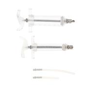 Healifty Kit de Alimentación Manual para Pájaros Bebés Tubo de 10ml y 30ml, Accesorio Fácil de Usar y Material de Acero Inoxidable y Plástico, Adecuado para Loros y Aves Enfermas