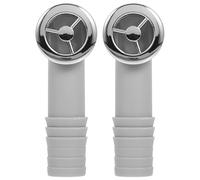 Healifty Kit de Desagüe Instalación Fácil y Ajuste Hermético 2 Piezas con Junta de Silicona para Lavabo Blanco en Decoración Moderna para Fregadero de Cocina de Cocina y Baño