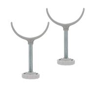 Healifty Kit de Montaje para Postes de Escalera en Forma de U, Soporte de Pasamanos de Aleación Beige, 2 Piezas para Seguridad Infantil y Protección en Escaleras